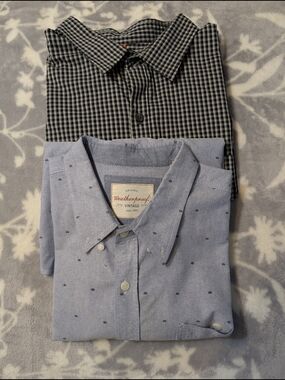 Bundle 2 Long Sleeve Button Down Shirts